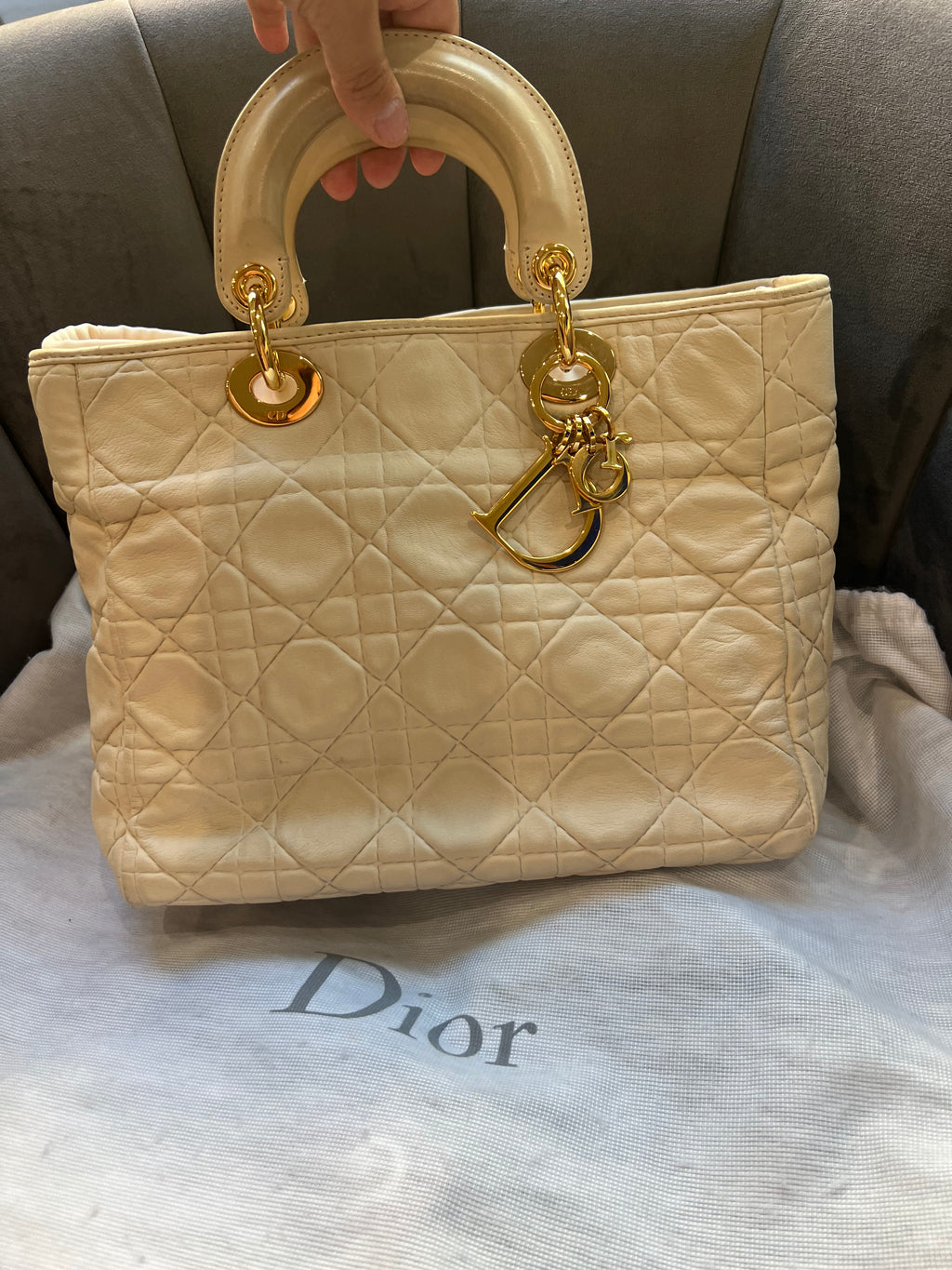 Lady Dior tote bag