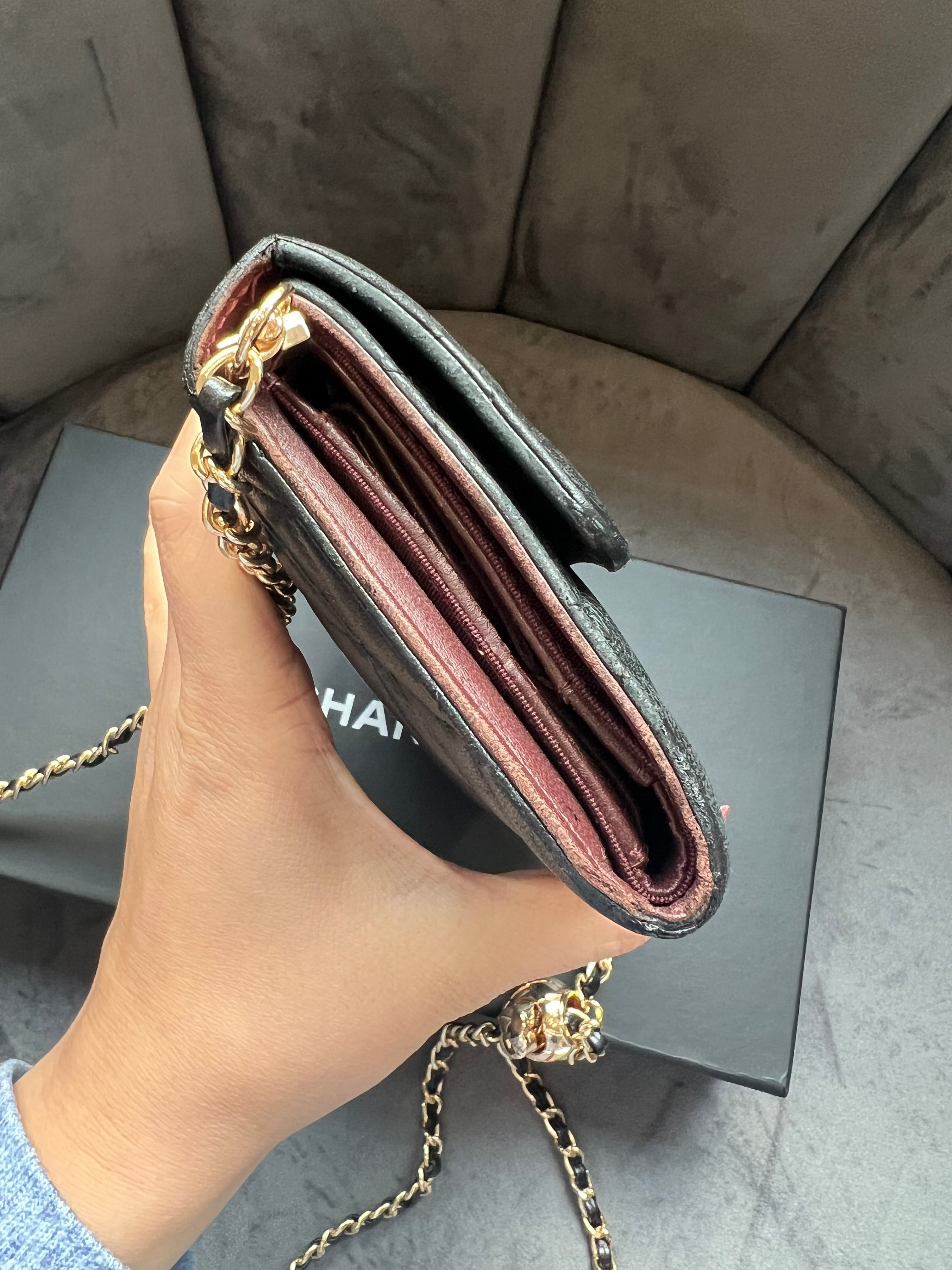 Chanel timeless wallet on chain