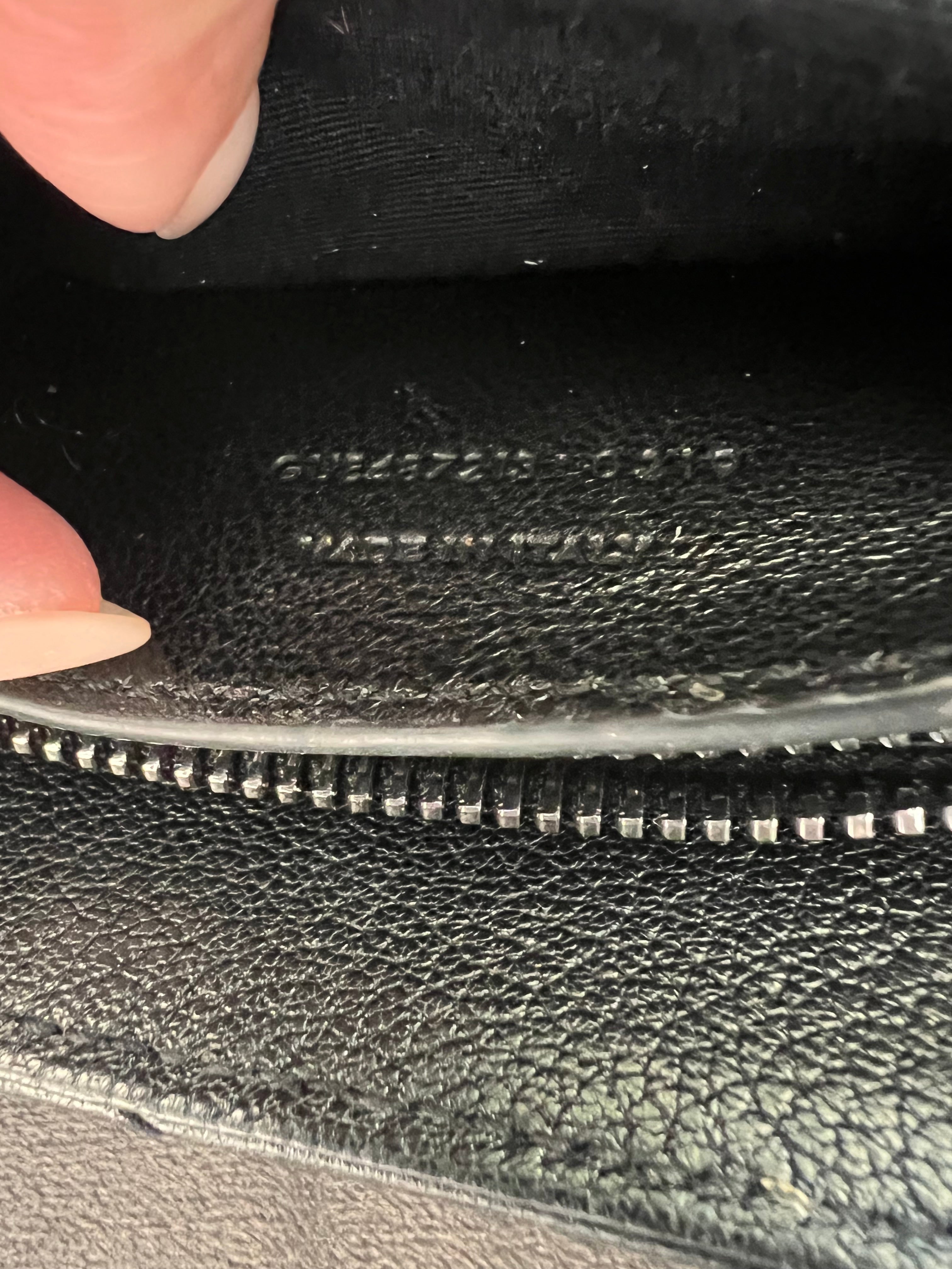 YSL Medium Quilted College Bag Black