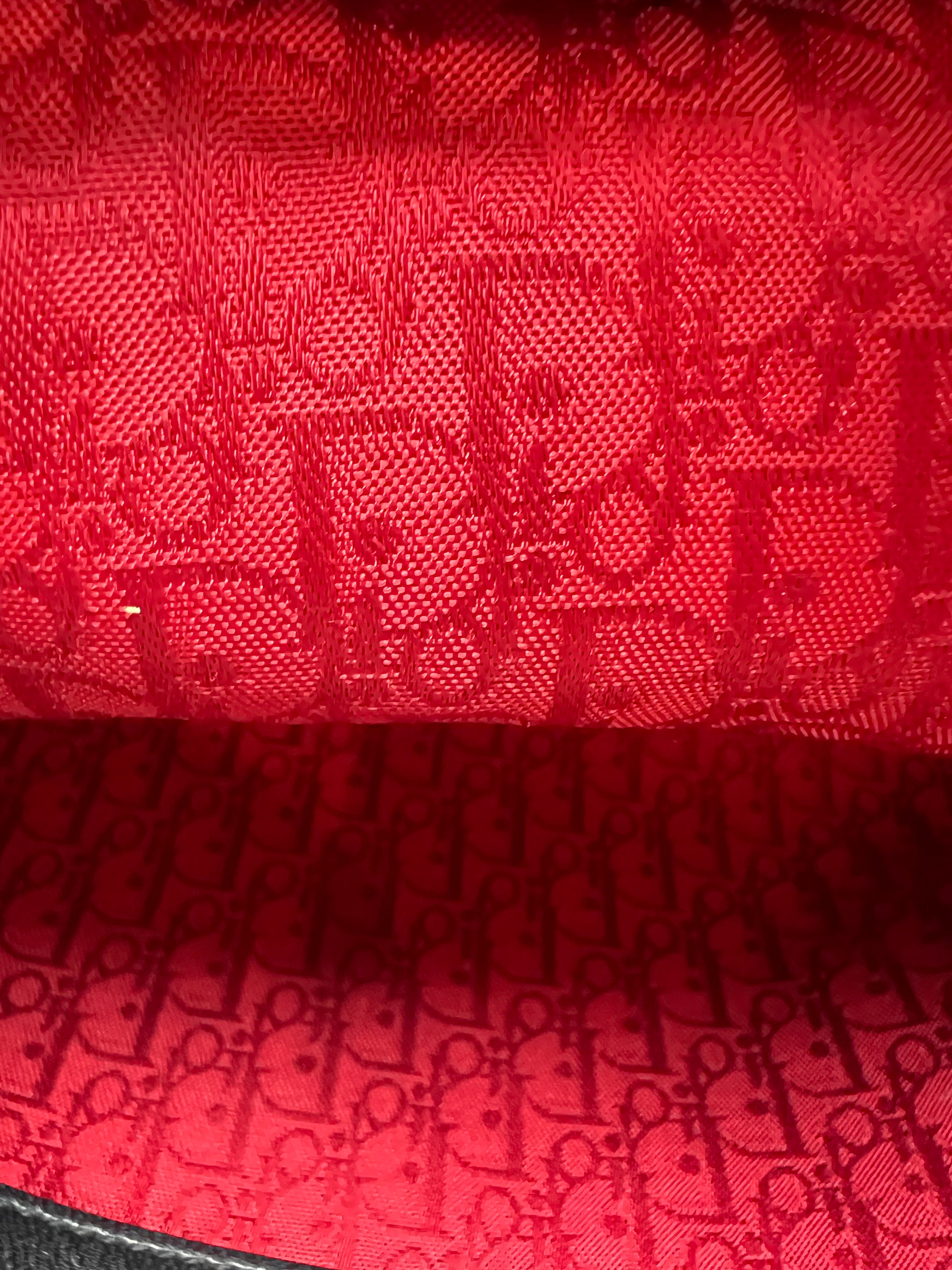 Lady Dior Cannage shopping tote lambskin black