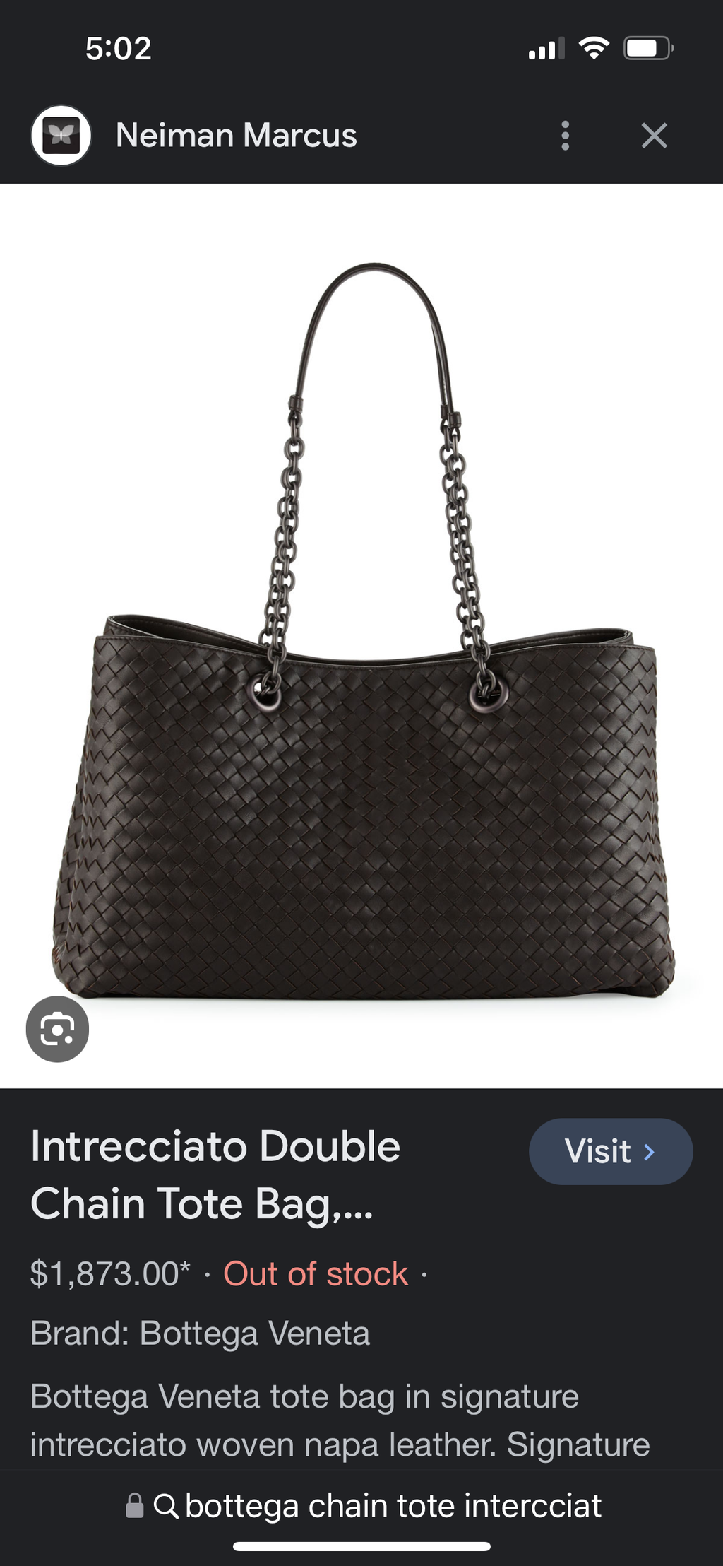 Bottega Veneta intrecciato tote bag