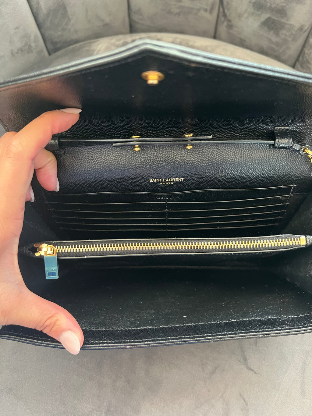 Yves Saint Laurent Cassandre envelope flap crossbody