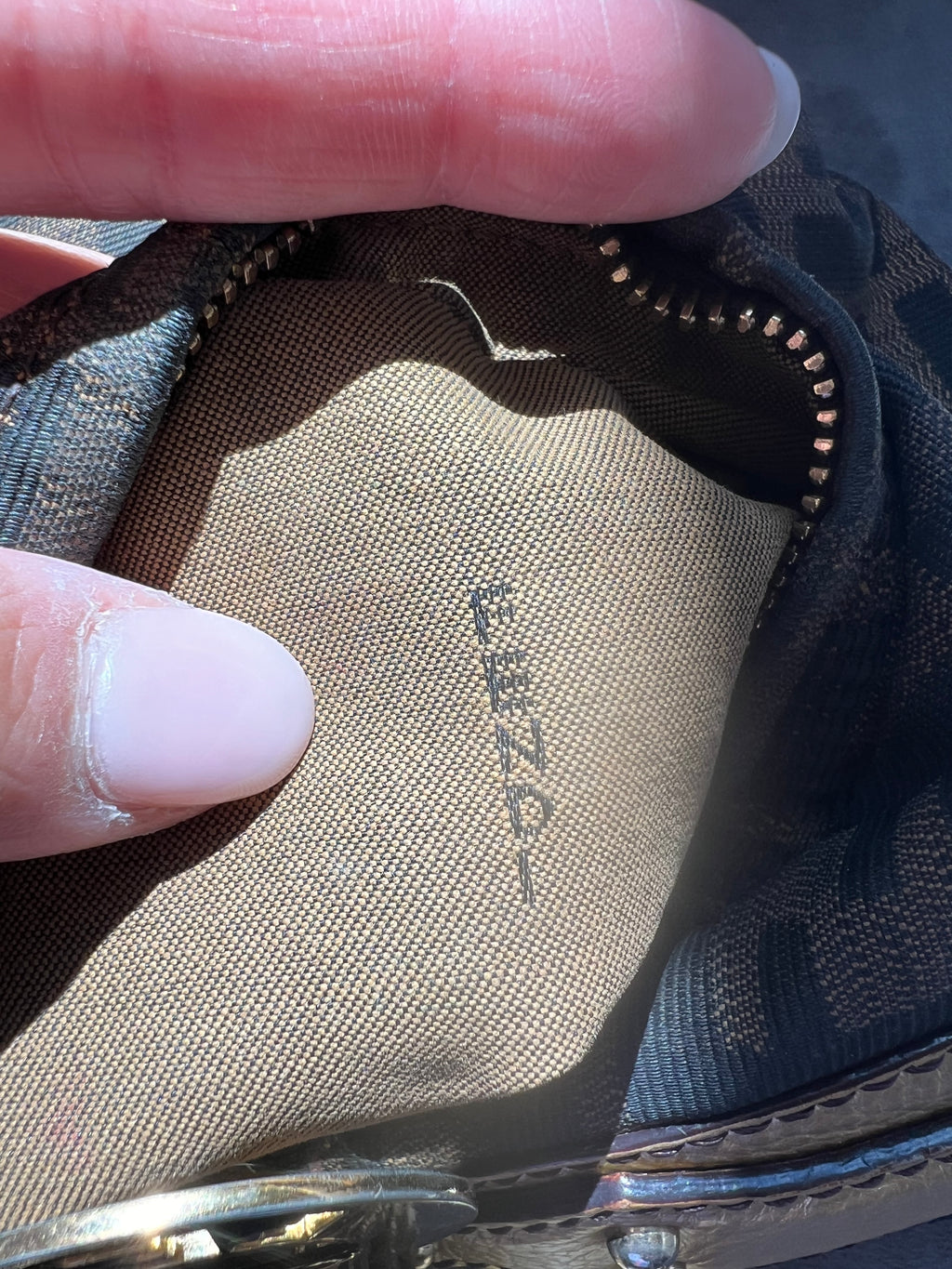 Fendi chain hobo and bracelet bag