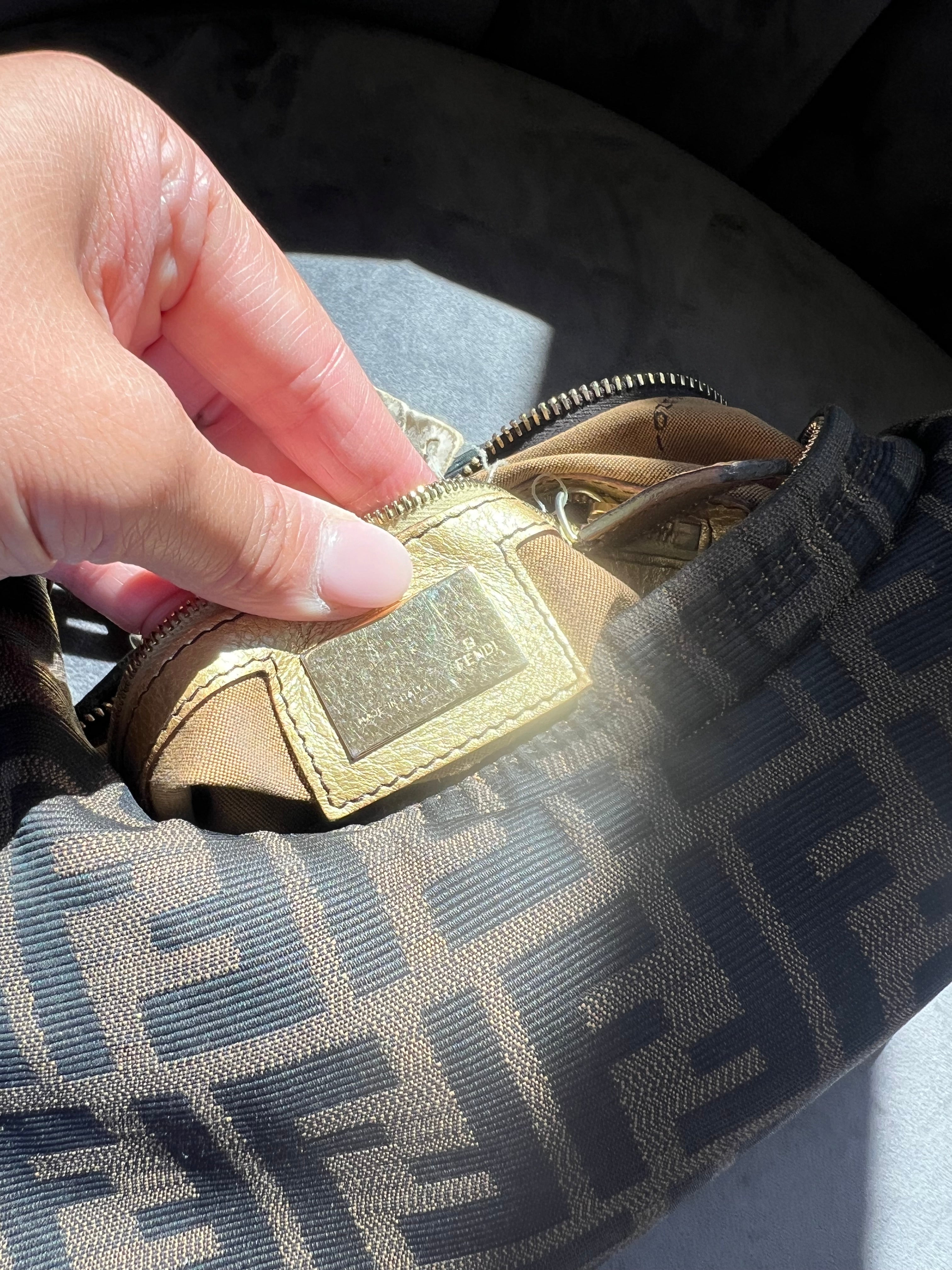 Fendi chain hobo and bracelet bag