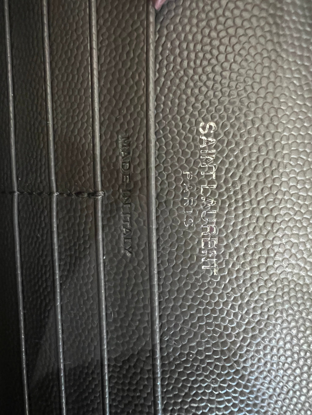YSL gray crossbody bag