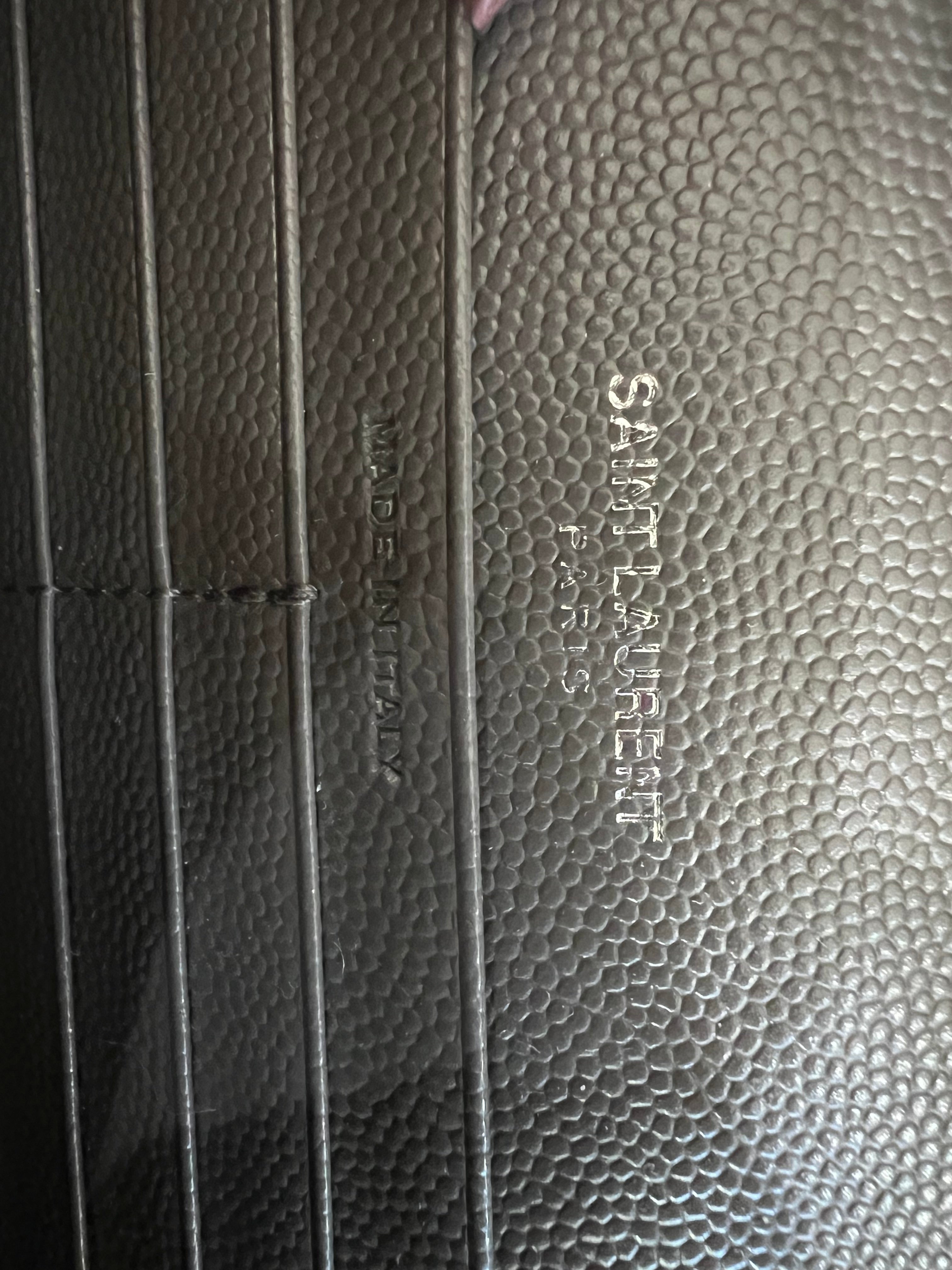 YSL gray crossbody bag