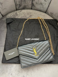 Yves Saint Laurent Cassandre envelope flap crossbody bag