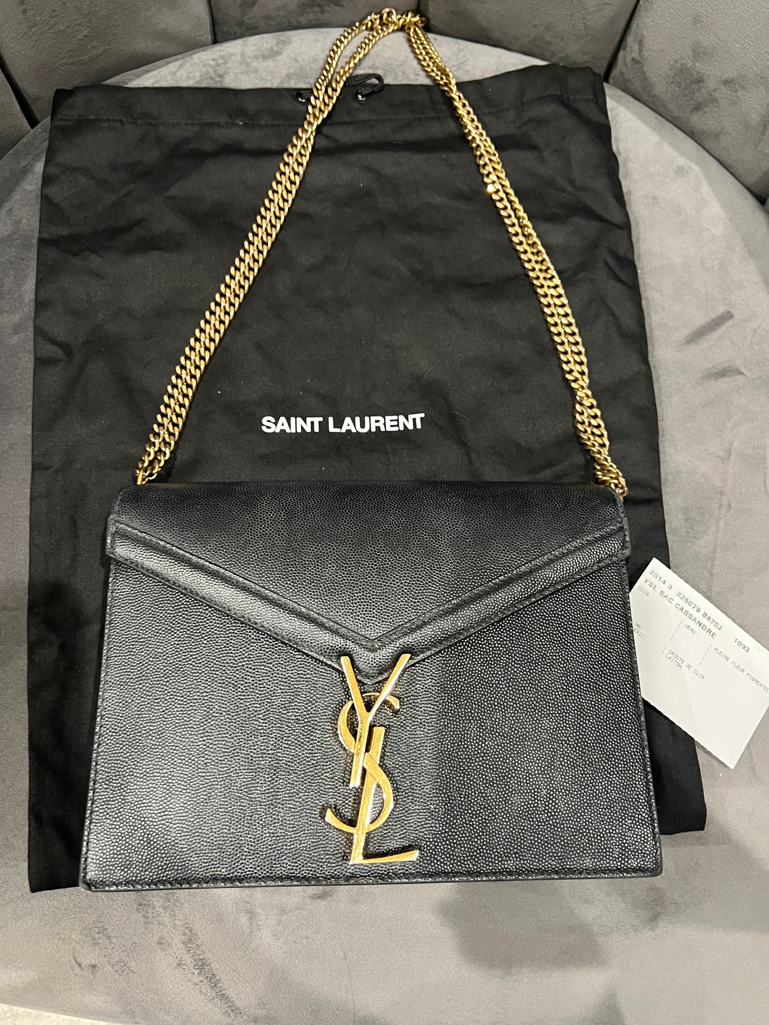 Yves Saint Laurent Cassandre Clasp Monogram in Medium