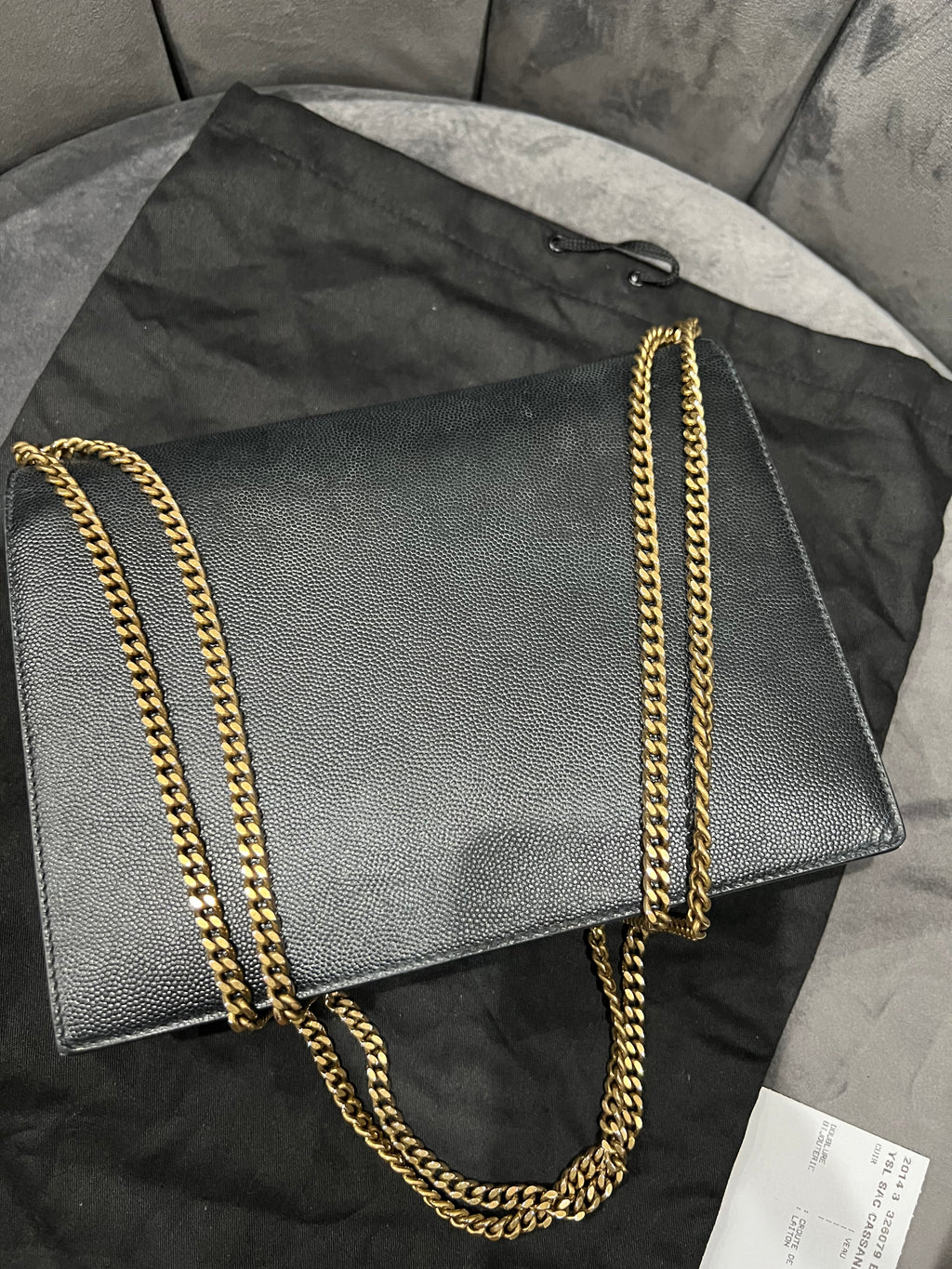 Yves Saint Laurent Cassandre Clasp Monogram in Medium