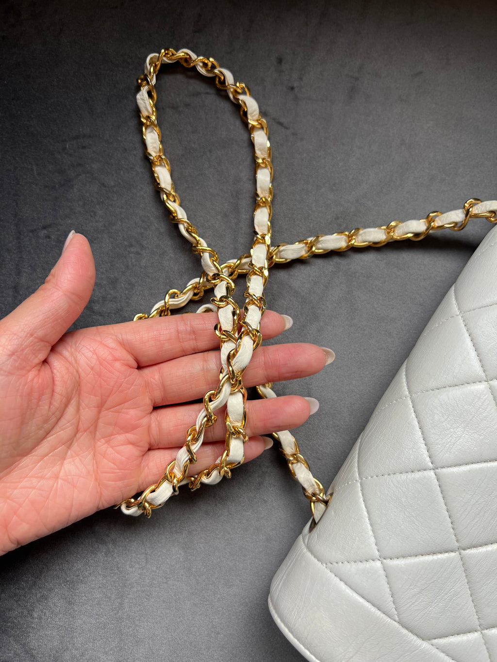 Chanel Diana Ivory vintage