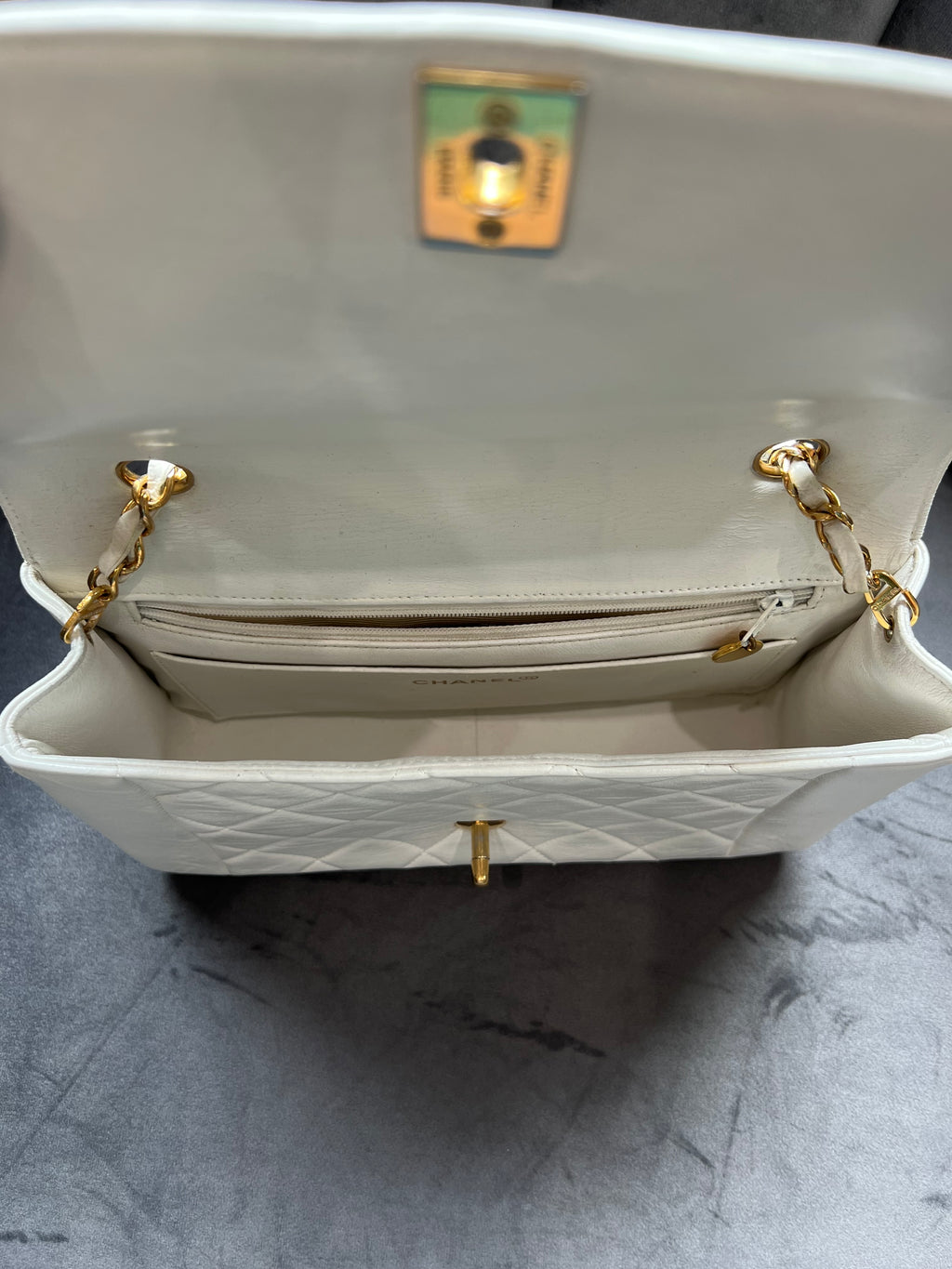 Chanel Diana Ivory vintage