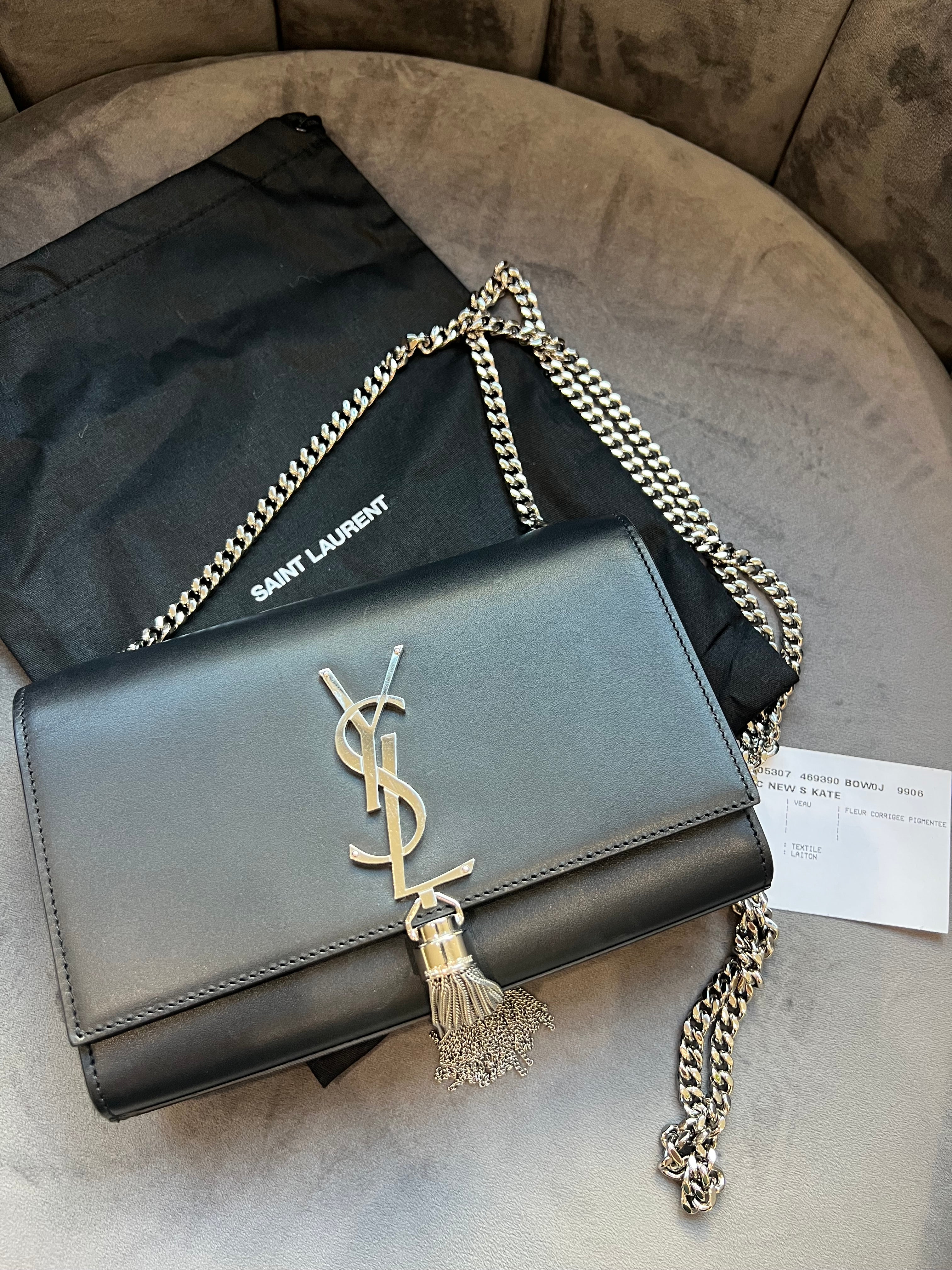 Yves Saint Laurent Classic Monogram Kate Tassel Bag