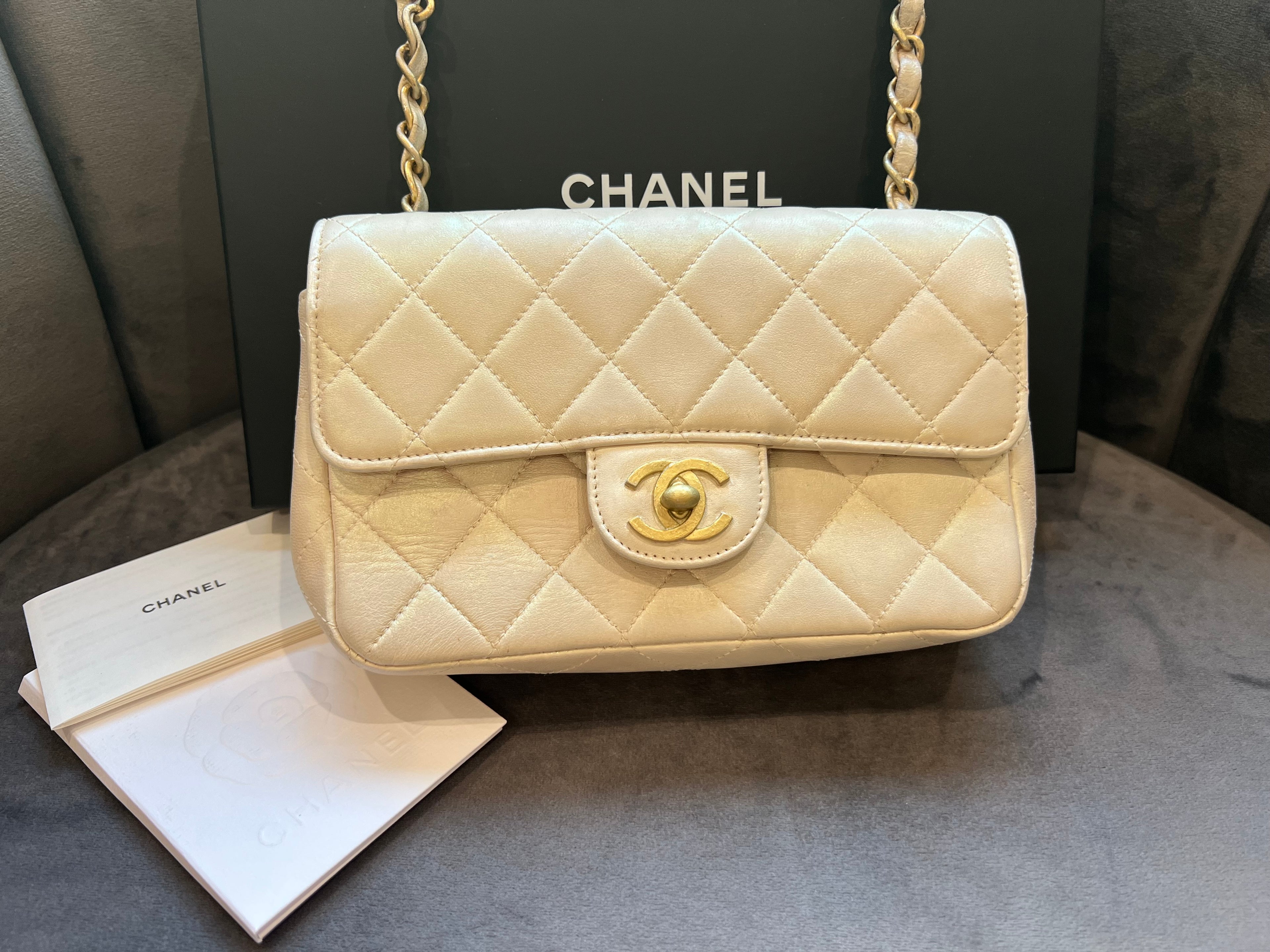 Chanel Mother of Pearl Mini Flap Bag