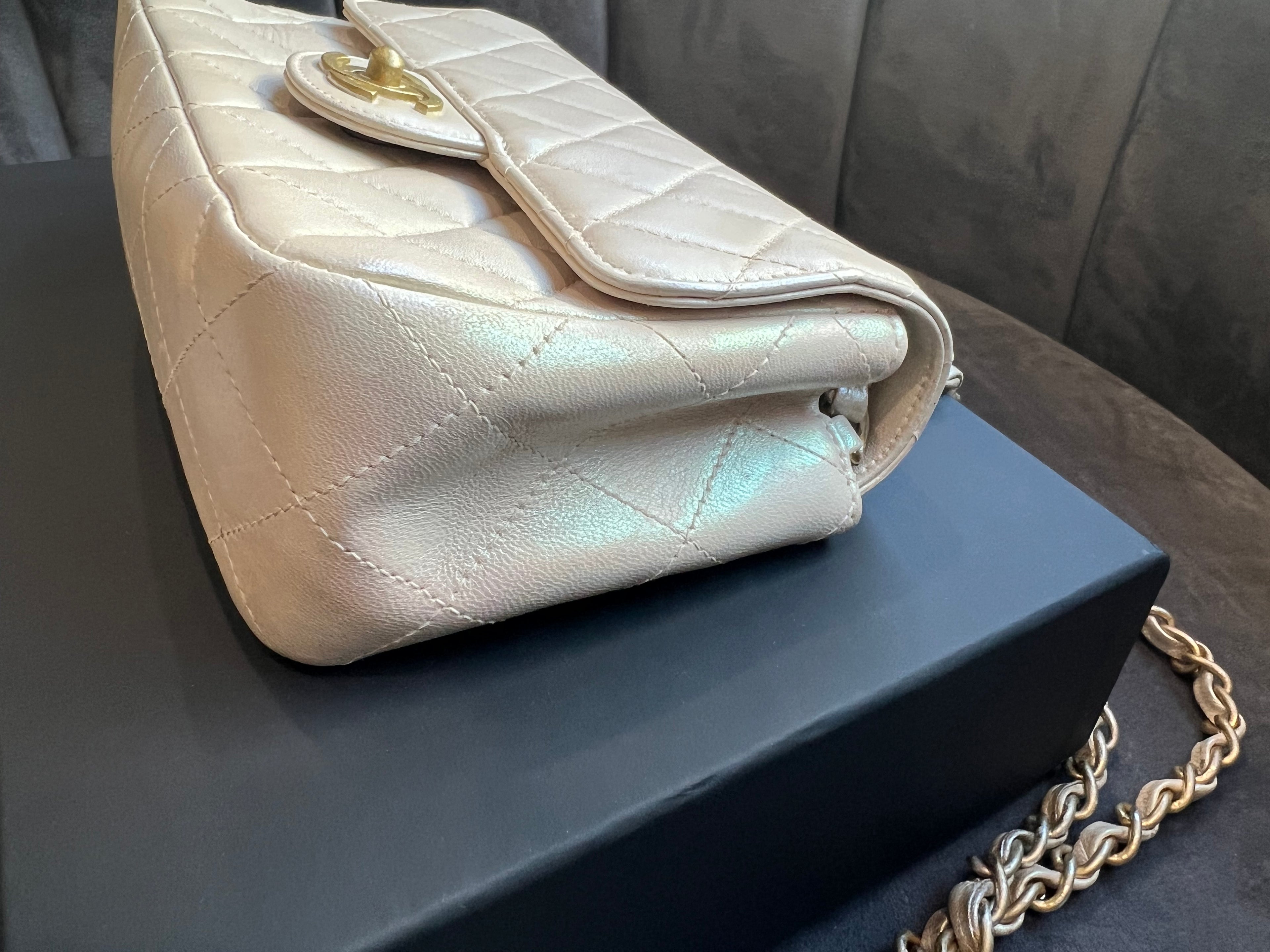 Chanel Mother of Pearl Mini Flap Bag