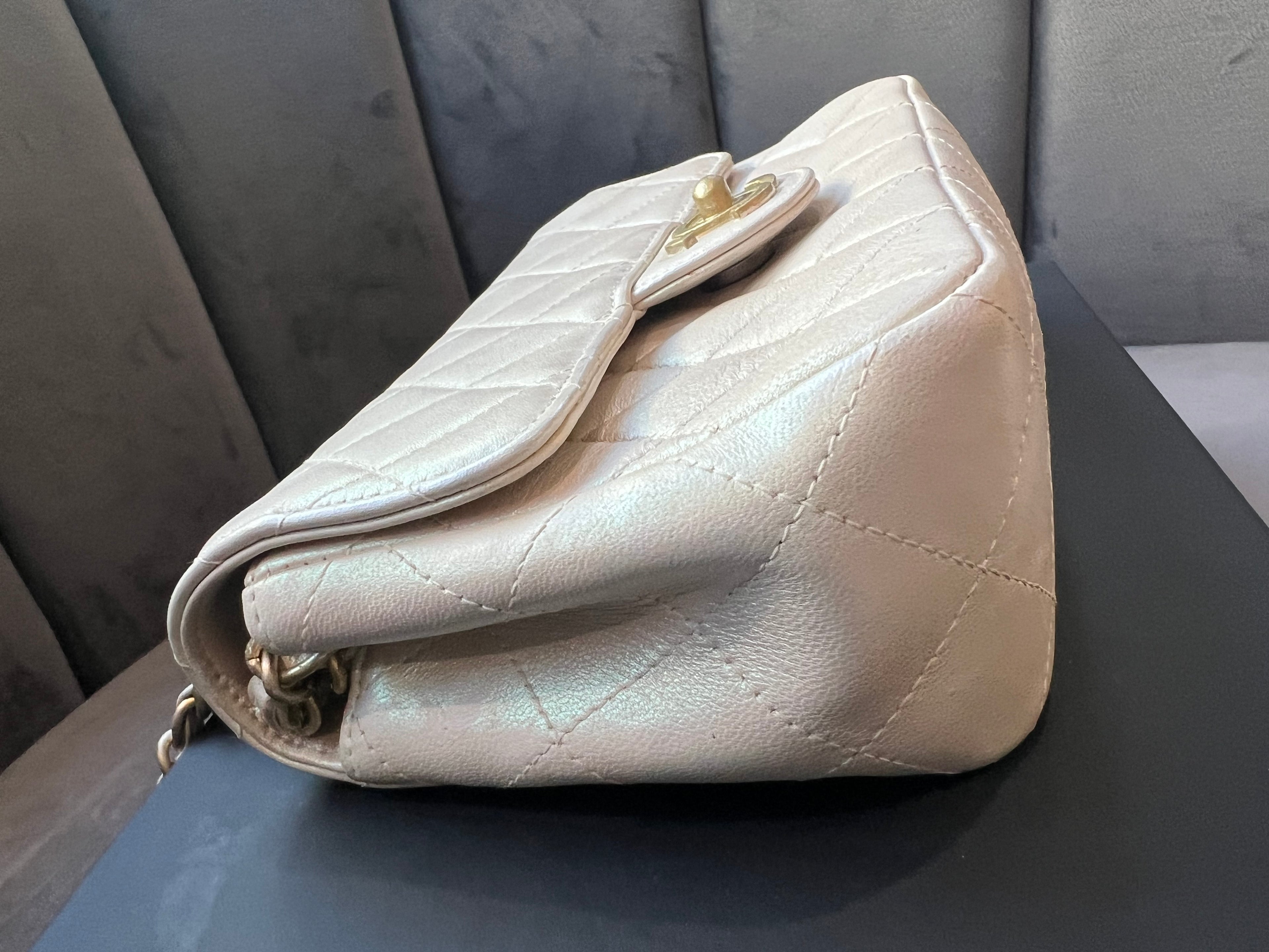 Chanel Mother of Pearl Mini Flap Bag