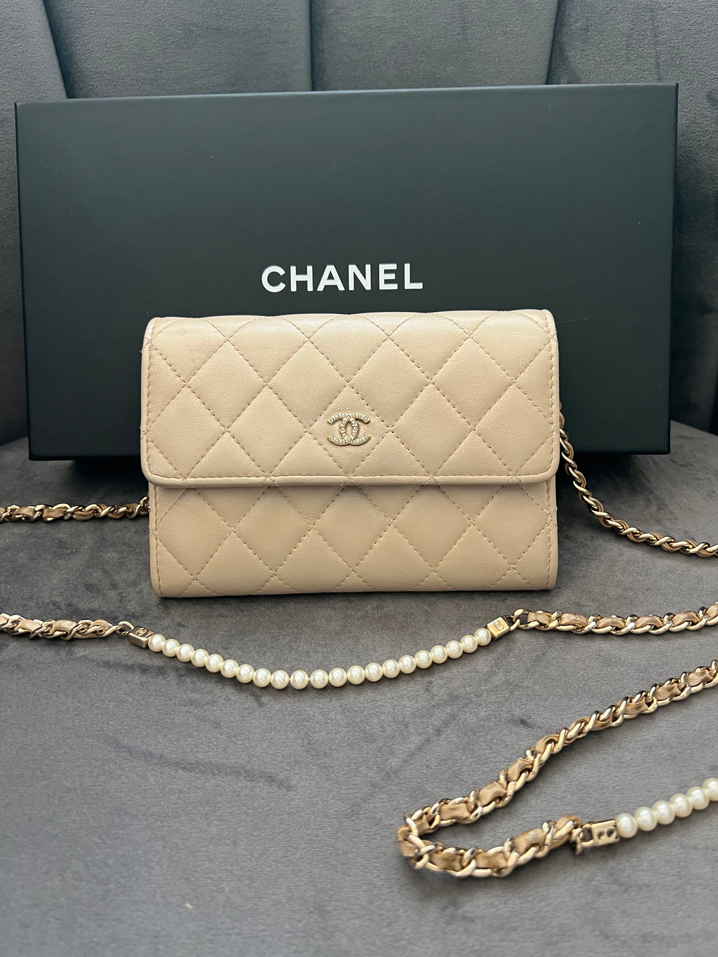 Chanel Pearl Crossbody Bag