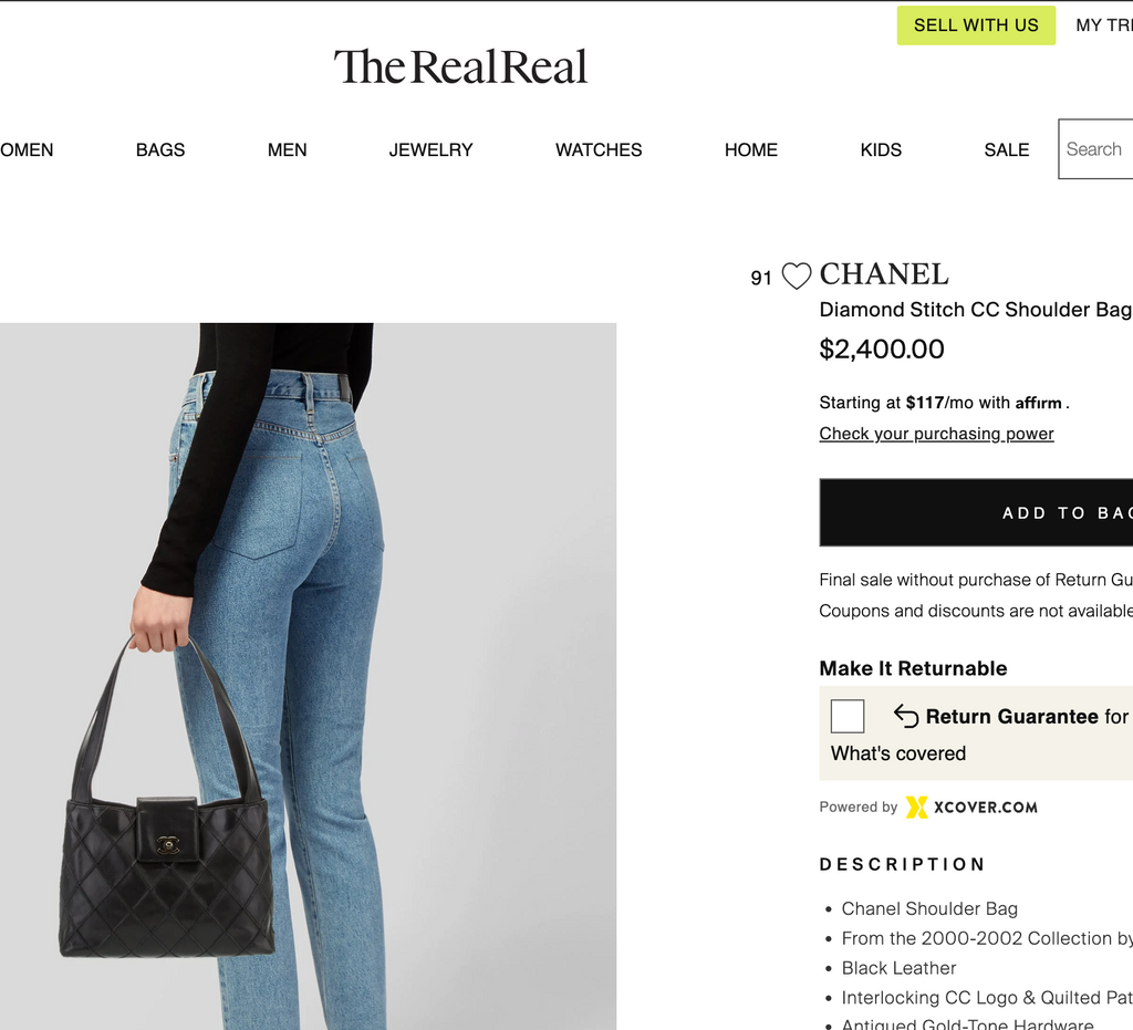 Chanel Vintage Kelly Shoulder Bag