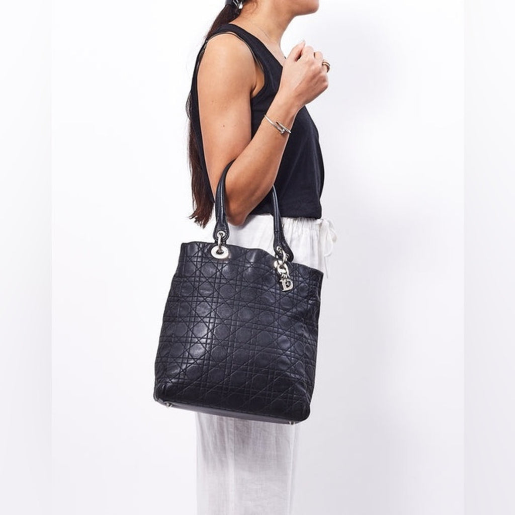 Lady Dior Soft Tote Bag Cannage