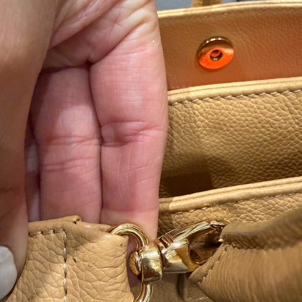 CHANEL Cerf Exec Tote Bag 24k Gold