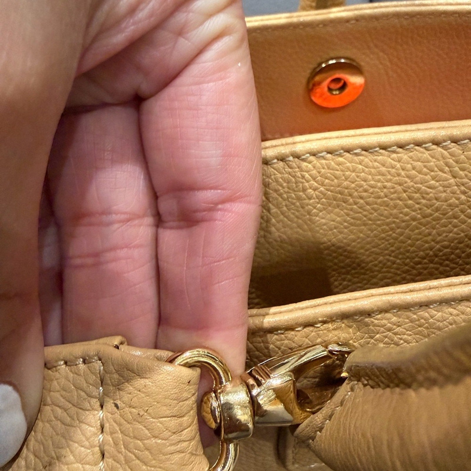 CHANEL Cerf Exec Tote Bag 24k Gold