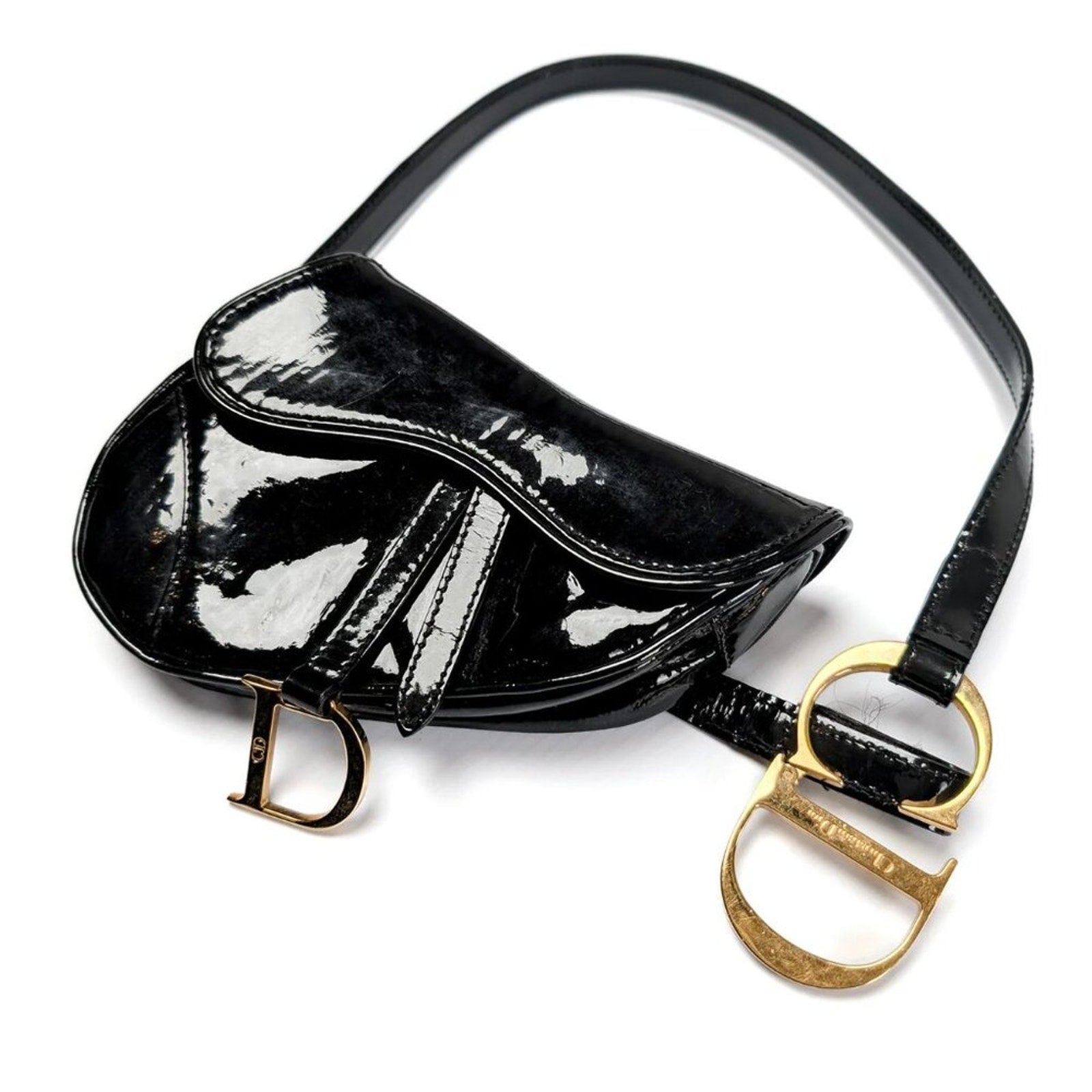 Vintage Dior Saddle Belt Waist Bag by Galliano