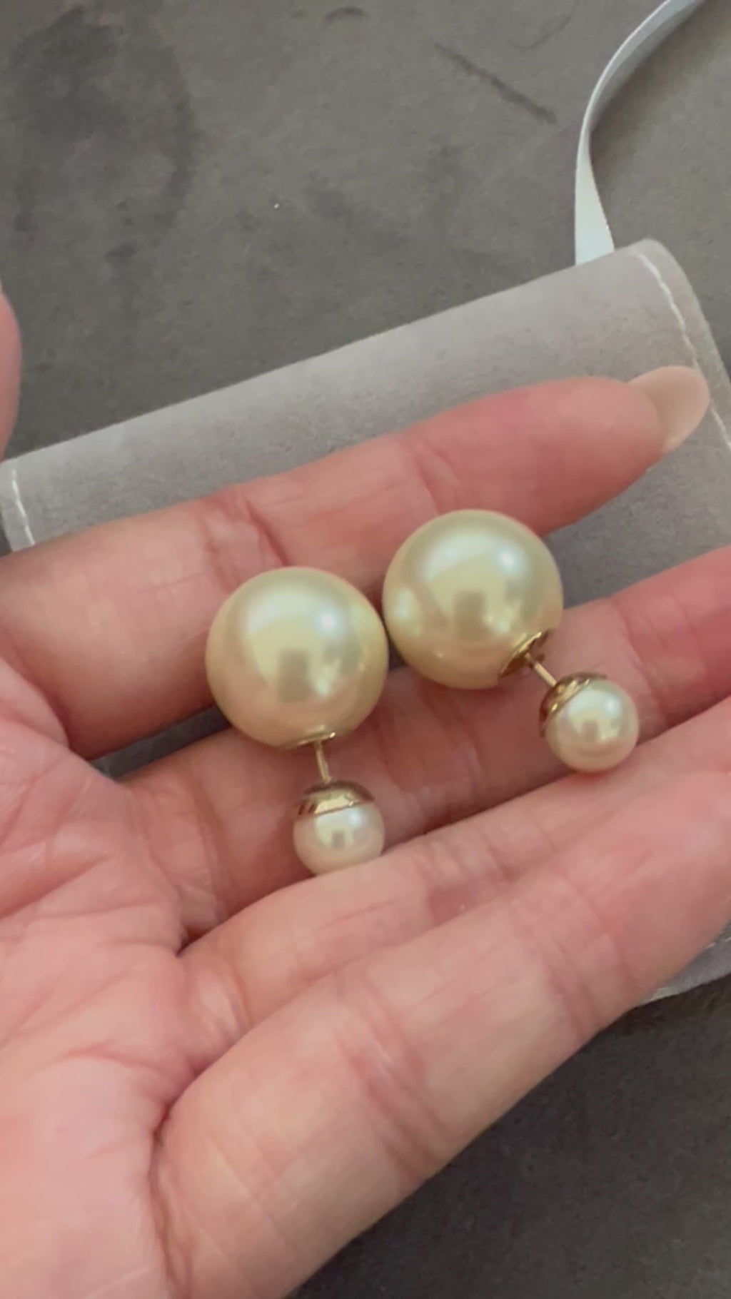 Dior Tribales earrings pearl