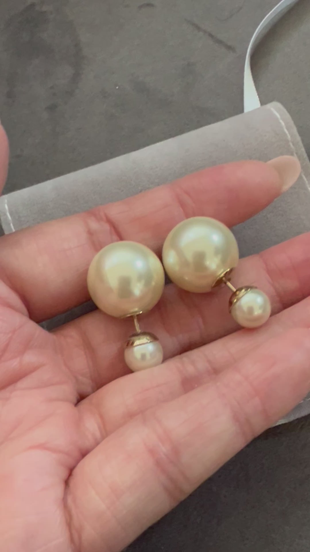Dior Tribales earrings pearl