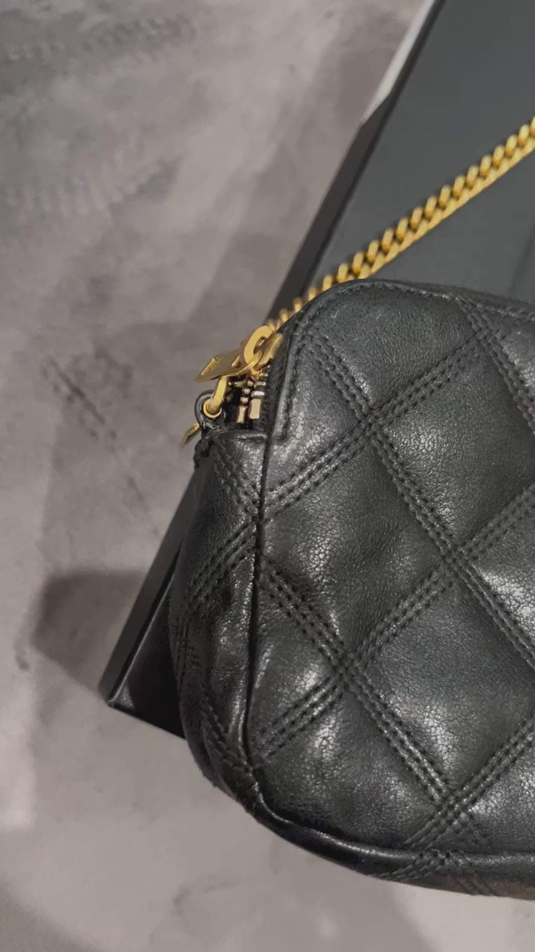 Yves Saint Laurent Becky double zip crossbody bag