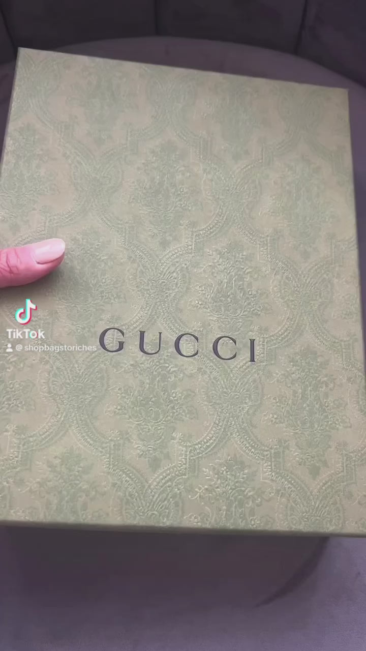 Gucci Icon Camelia wallet on chain