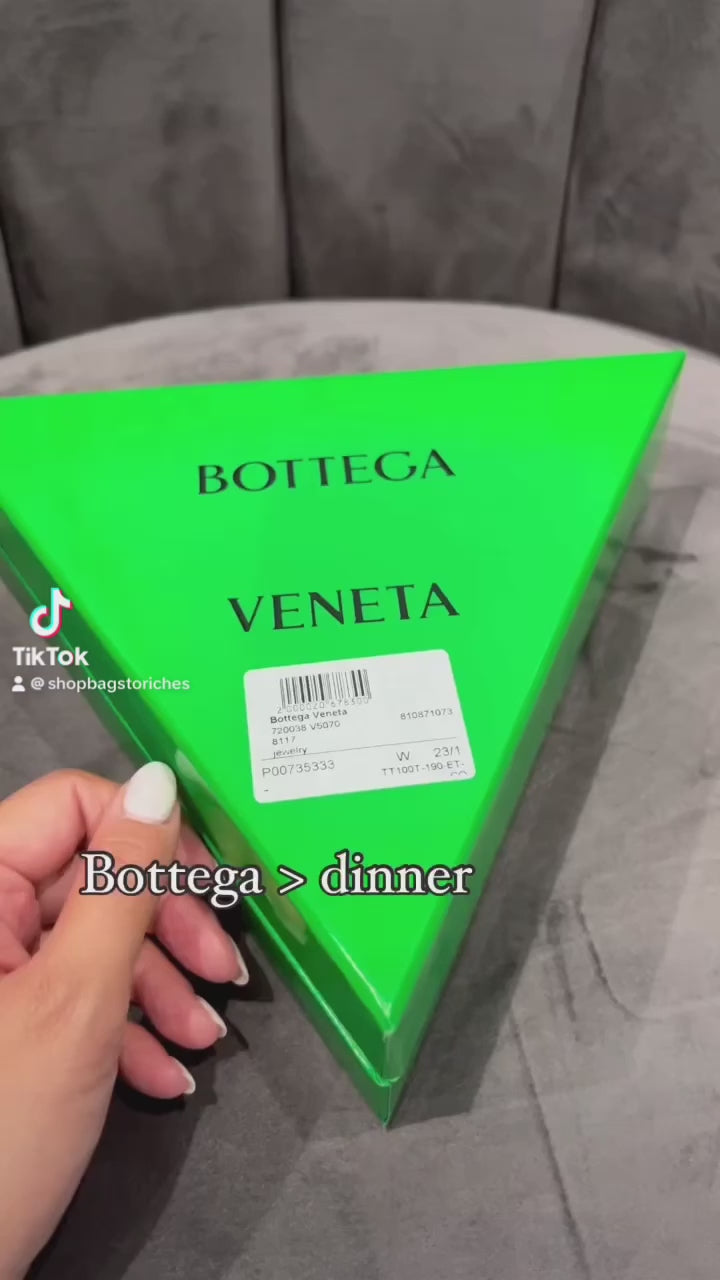 Large Bottega Veneta drop earrings