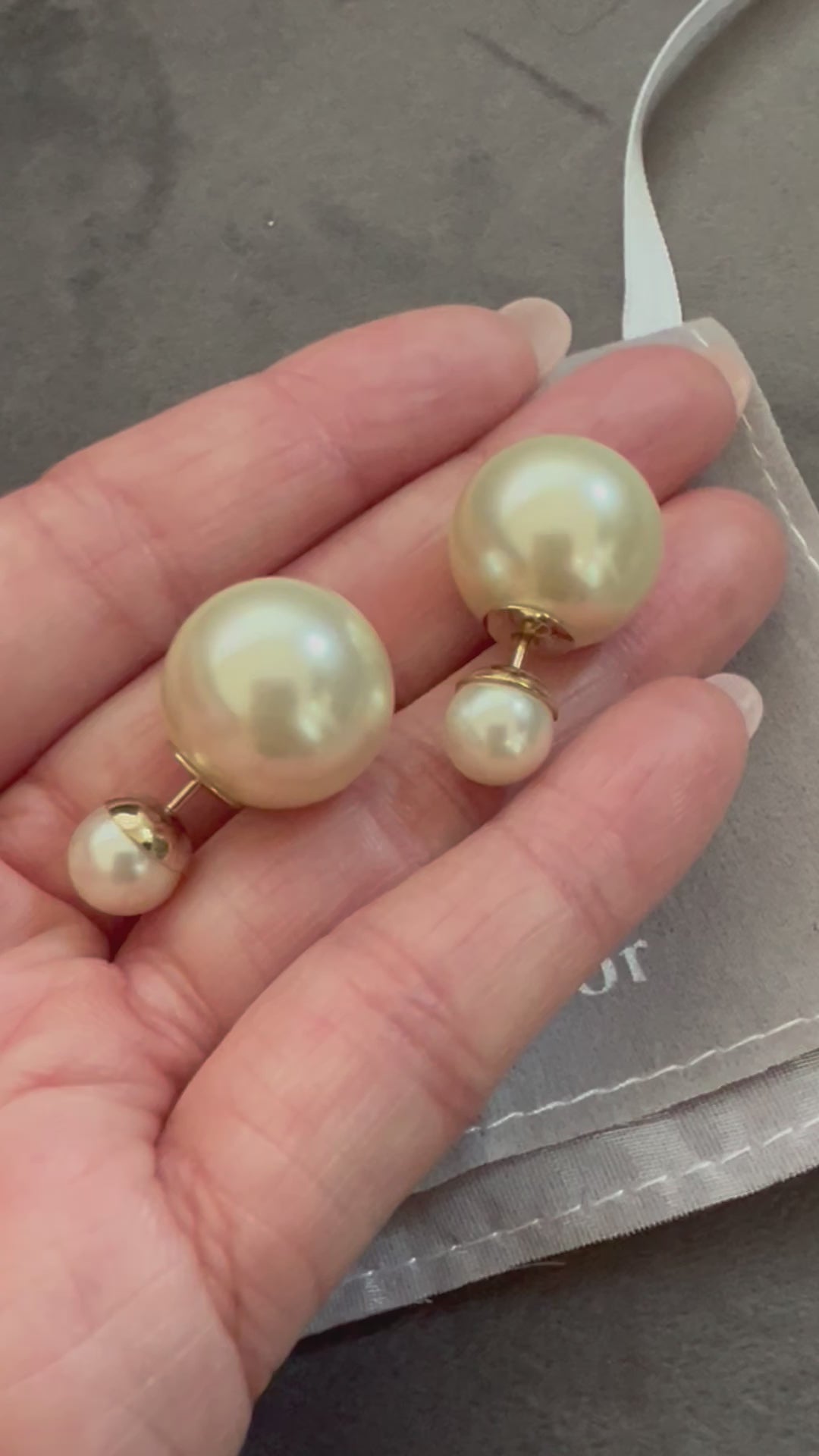 Dior Tribales earrings pearl