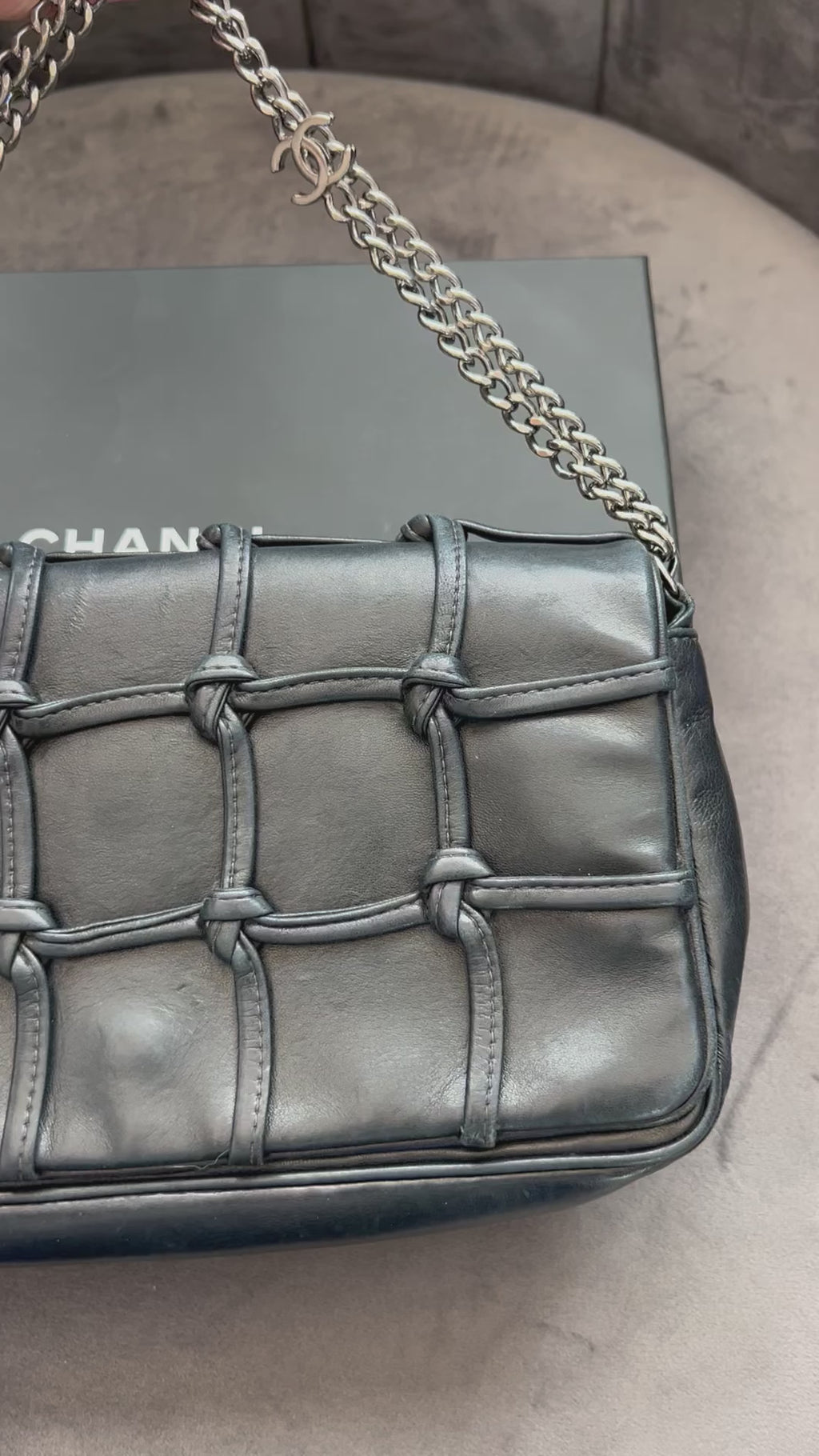 Vintage Chanel Knot Lambskin Bag