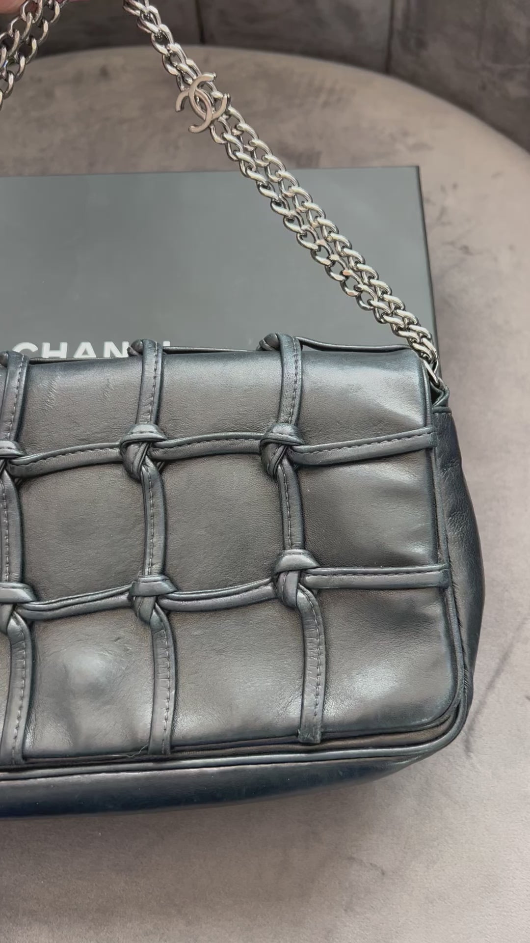 Vintage Chanel Knot Lambskin Bag