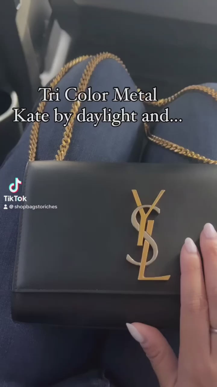 YSL Kate bag tricolor monogram