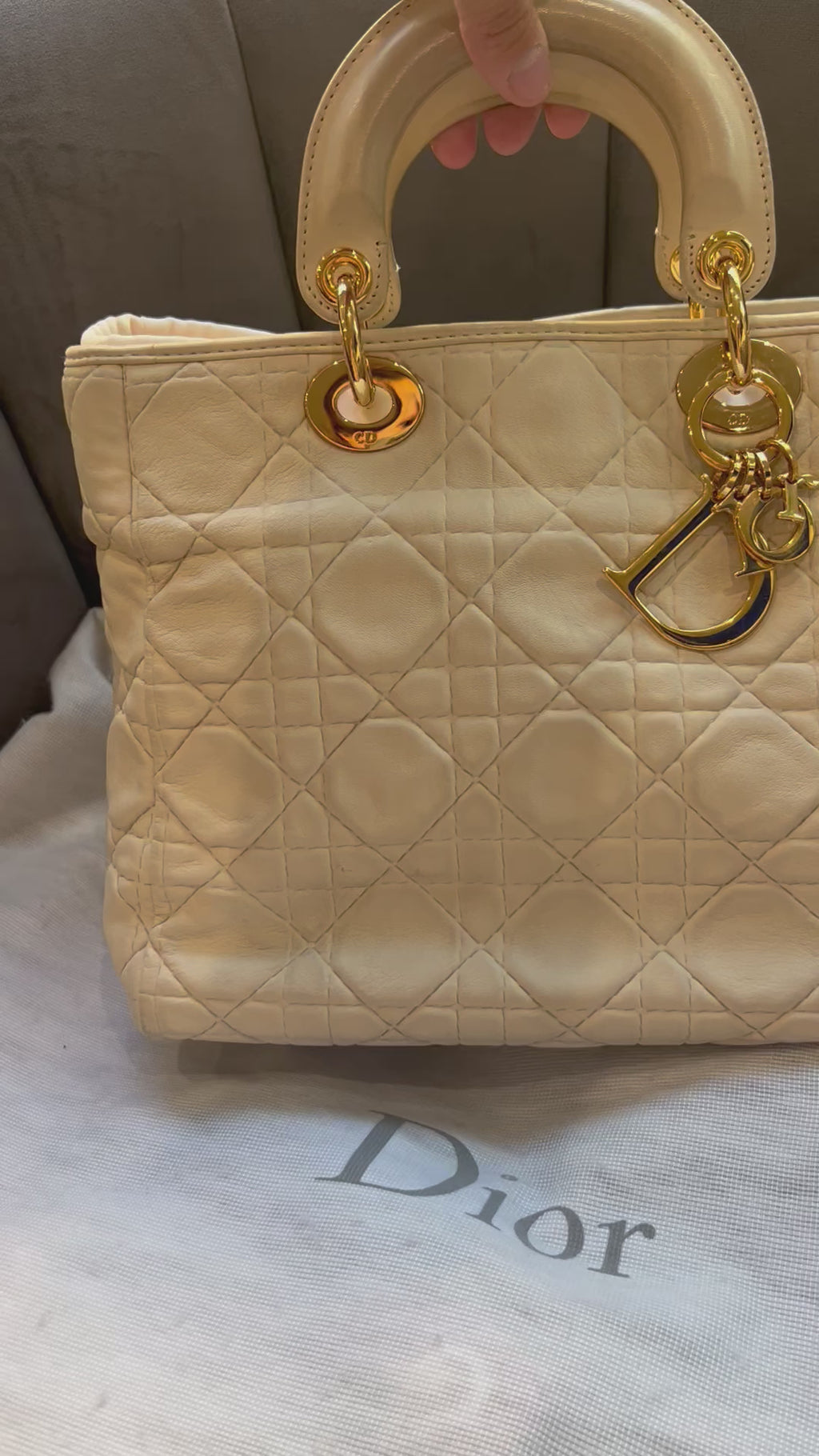 Lady Dior tote bag